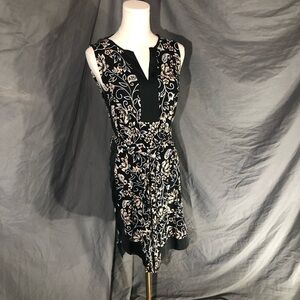 ann taylor mock neck mixed media midi dress Petite Mock Neck Midi Dress